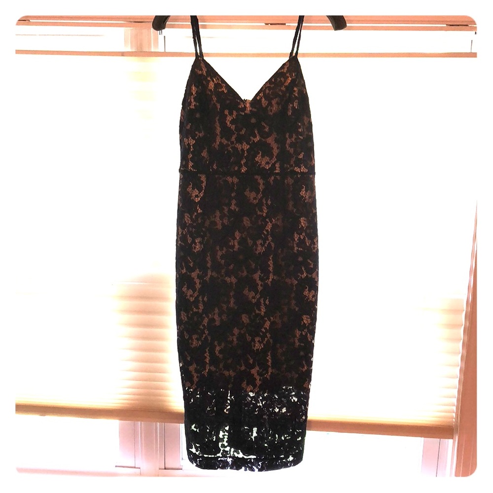 Navy Lace Dress